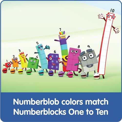 hand2mind Numberblocks Numberblob Counting Set, Math Counters, Toddler Counting Toys, Learning Number Toys, Color Sorting Toys, Preschool Math Manipulatives, Stocking Stuffers for Kids 3-5