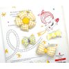 Bow Hair Clips for Girls - 8 Pack Yellow Cute Toddler Hair Clips, Barrettes & Bows, Alligator Lined Snap Clips, Baby Girls Hair Accessories for Little Kids, Children & Teens