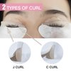 Libeauty Eyelash Lift Rods, 12Piece Lash Glue Wax for Eyelash Perm with Reusable Lash Lift Ribbon Salon Grade Liquid Silicone Eyelash Curler Tools