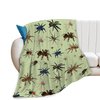 Spider Blanket Soft Cozy Spider Throw Blanket Super Warm Fuzzy Fluffy Spider Lightweight Fleece Flannel Gifts Blankets for Kids Adults 50"X40"