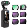 NEEWER Magnetic ND CPL UV Filter Set Compatible with DJI OSMO Pocket 3, 6 Pack UV CPL ND16 ND32 ND64 ND256 CPL Polarizing and Neutral Density Filters, Multi Coated HD Optical Glass/Aluminum Frame