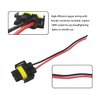 2PCS H11 H8 881 880 Female Adapter Wiring Harness Socket Connector, Automotive Replacement Accessories Universal for Headlights or Fog Lights