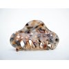 Generic Medium copper brown beige gray marbled hair claw clip