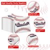 100 Pcs Baseball Napkins for Baseball Party Supplies, Baseball Sports Themed Napkins Disposable for Kids Birthday, Baby Shower, Baseball Party Favors
