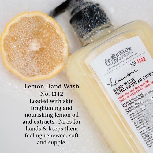 C.O. Bigelow Apothecary Duo - Lemon Hand Care, Hand Soap & Lotion Gift Set of Two - Skin Care for Dry Skin with Moisturizing Lotion & Liquid Hand Wash - 10fl oz Each