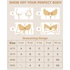 Cmojsk Sticky Bra, Backless Strapless Bra Push Up, Adhesive Invisible Lift Up Bras 2 Pairs Black/Beige