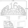 Sweet 16th Birthday Gifts for Girls,16th Birthday Tiara and Sash,Birthday Gift for 16 Year Old Girls,16 and Fabulous Sash,16th Birthday Crown,16th Birthday Party Favors,16th Birthday Decorations