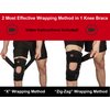 Hinged Knee Brace Support with Strap & Side Patella Stabilizers for Protection & Pain Relief for Arthritis, Meniscus Tear, ACL, MCL - Sports Compression Wrap for Running & Recovery - Men & Women (L)
