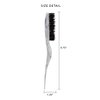 Cricket Amped Up Rubberized Teasing Hair Brush for Volume, Backcombing, Lifting, Styling, And Sectioning Hair, Blush