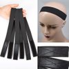 Meetwig Melting Lace Elastic Band for Lace Frontal Wig Lace Melting Band Wig Install Accessories 4pcs