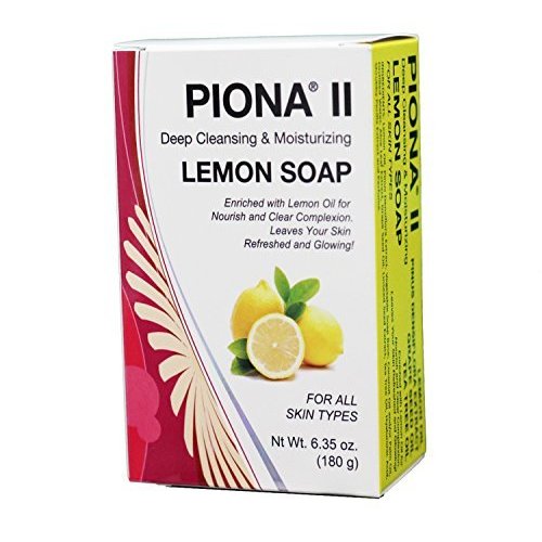 Piona ? II Deep Cleansing & Moisturizing Lemon Soap 6.35 Oz - Clears Complexion and Leaves Skin Glowing - By Cherrybargains by CherryBargains