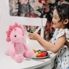 VANLINNY NEW Valentines Day Gifts for Kids, Pink Dinosaur Stuffed Animals for Girls, Dinosaur Toys for Kids 3-5, Soft Dinosaur Plush Toy for Baby and Toddlers, Xmas Birthday Gift for 4-6, 6-8 Year Old