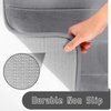 Yimobra Bathroom Rugs Sets 2 Piece, Soft Absorbent Memory Foam Bath Mats Set, Dry Fast Bath Mat, Machine Washable Bath Rug Set for Bathroom, 17x24+31.5x19.8 Inches, Gray