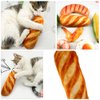 DOITOOL 1pc Bread Toy Loaf Bread Stuffed Puppy Dog Plush Food Pattern Stuffed Plush Cat Accessory Interaction Cat Teaser Plush Cat Teaser Funny Pet Supply Vocalize Accessories