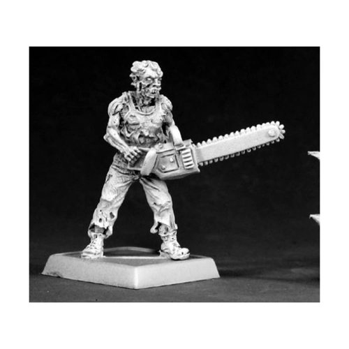 Zombie Boss with Chainsaw Chronoscope Miniature Figures by Reaper Miniatures