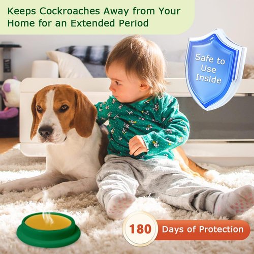 48 Pack Cockroach Gel Bait, Highly Effective Roach Killer Indoor Infestation Solution, Fast Acting Cockroach Killer Indoor Home Kitchen Use, Easy to Apply & No Mess Roach Bait Gel, Long-Lasting