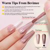 Bevimee Holographic Nail Polish 12ML Fast Drying Iridescent Chameleon Sparkly Nail Polish Rainbow Effect Shimmer Glitter Nail Polish Dark Brown Holo Nail Lacquer Polish Nail Art-No Require Cured 1PCS