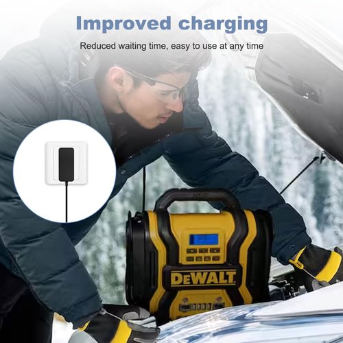 Power Station Charger 15V Compatible with Dewalt Jump Starter DXAEPS14 / DXAEPS14CA / DXAEP514 1400 1600 011-2070-4 Peak Portable Car Battery Replacement Power Adapter Supply
