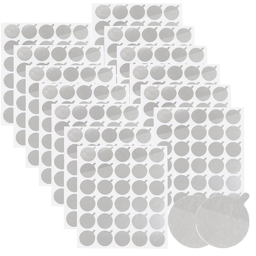 1200 Pcs Eyelash Extension Adhesive Glue Pallet Sticker Pads, Disposable Waterproof Adhesive Holder Pad (Round)