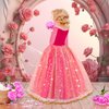 Meland Princess Dresses for Girls - Light Up Princess Dress Up for Girls 3-10 Year Old, Costume for Girls Halloween Birthday