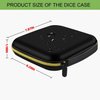 ALKOO Dice Storage Case, Dice Case Box Tray for DND Dice Set, for D&D Dungeons and Dragons 7-Die Polyhedral Dice, for RPG for MTG Role Playing Table Games, Display for D and D Accessories - Box Only