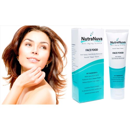 NutraNuva Anti Aging Face/Neck Cream & Eye Wrinkle VEGAN Moisturizer - Hyaluronic Acid, GHK Copper Peptides, CoQ10, Vitamin C & E, Retinyl, PhytoCeramides, Collagen Protein – Night/Day Skincare