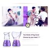 Hann Facial Steamer Professional Sinus Steam Inhaler Face Skin Moisturizer Facial Mask Sauna Spa Steamers with Aromatherapy Diffuser Humidifier Function (Purple)