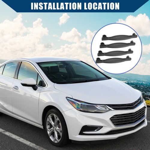 Hihaha No.55570283 Intake Manifold Tuning Valve Runner Arm for Chevy Cruze 2011-2016 for Chevy Sonic 2012-2018 / Front Valve Runner Arm Repair Kit/Durable Plastic / 4Pcs Black