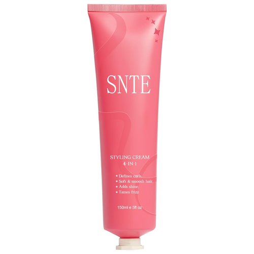 Styling Cream, 4-In-1 Hair Styling Cream for Flyaways, Add Shine Slick Back Hair Products, Non-gr...
