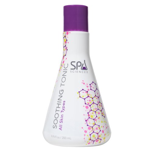 SPA SCIENCES - Soothing Tonic - Made in the USA - With Aloe Juice, Cucumber Extract, Hyaluronic Acid - Hydrate, Rebalance, Condition - Vegan - For All Skin Types - 6.67oz