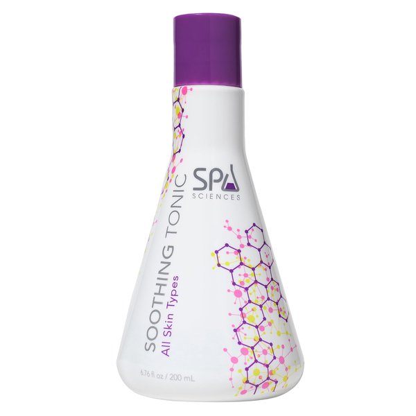 SPA SCIENCES - Soothing Tonic - Made in the USA - With Aloe Juice, Cucumber Extract, Hyaluronic Acid - Hydrate, Rebalance, Condition - Vegan - For All Skin Types - 6.67oz