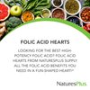 NaturesPlus Folic Acid Hearts (Methylfolate) - 400 mcg, 90 Vegetarian Tablets - with Vitamin B6 & Vitamin B12 (as Methylcobalamin) - Gluten-Free - 90 Servings