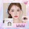 Char Cosmetics Eye Lashes - Sweatproof, Natural Look False Eyelashes - Reusable Fake Eyelashes for Comfortable Fit - Dreamy Kitten Curls - 36 pc