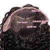 JYZ Burmese Curly Hair 13X4 Human Hair Lace Front Wigs Pre plucked Human Hair Wigs 150% Density HD Glueless Lace Wigs Raw Human Hair Wigs for black Women Human Hair Pre Plucked With Baby Hair 20 Inch