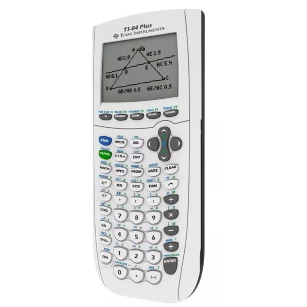 Texas Instruments Ti-84 Plus Graphing Calculator, White