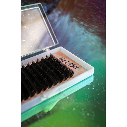 MA LASH C 0.1 13mm Eyelash Extensions Individual Lashes Premium Volume & Classic Lash Soft mixed and single lengths Black Salon Use (C 0.1 (13 mm))