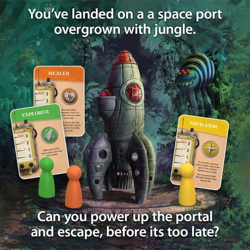 Gamewright - Forbidden Jungle - Cooperative Board Game