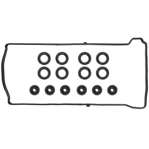 Valve Cover Gasket Set - Compatible with 2.0L 2.3L 2.4L 2002-2015 Honda Accord, Civic, CR-V, Element, Crosstour, Acura CSX, ILX, RDX, RSX, TSX - Replace VS50614R, 12341-R40-A00