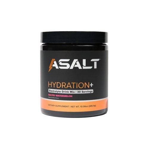 ASALT Hydration+ Electrolyte Powder Drink Mix, 30 Servings, Sugar Free with Himalayan Pink Salt, Zinc, Creatine Monohydrate, and Taurine, Active Recovery for Sports and Fitness, Keto and Paleo