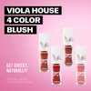 VIOLA HOUSE Liquid Blush, Long-lasting Liquid Blush, Blush Rouge Liquid Makeup, Liquid Blush Cream7g (4, 7g)