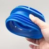 DOITOOL Toilet Rubber Wax Ring Toilet Flange Washer Odor Proof Toilet Bowl Seal Gasket for Home Hotel Bathroom Blue