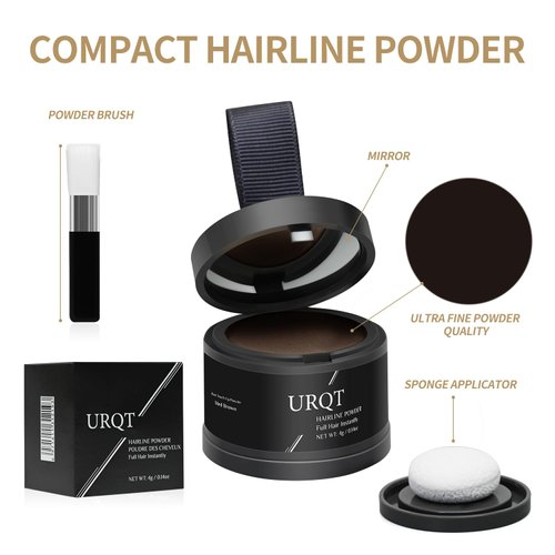 Magic Hairline Powder, Instantly Conceals Hair Loss, Natural Hairline Coverage, Hair Fibers for Thinning Hair, Root Touch Up Hair Powder for Women & Men, Root Cover Up Hair Powder (Light Blonde)