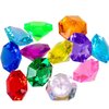 jollylife 36PCS Acrylic Diamond Gems Jewels Pirate Treasure Chest Hunt Party Favors 25 Carat Diving Gem Pool Toys