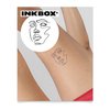 Inkbox Temporary Tattoos, Semi-Permanent Tattoo, One Premium Easy Long Lasting, Water-Resistant Temp Tattoo with For Now Ink - Lasts 1-2 Weeks, Masquerade, 3 x 3 in