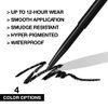 evpct Black Gel Eyeliner Pencils Eye Face Paint Stick Lipstick, Eye Liner Waterproof Smudge Proof Halloween Makeup Set Colored Cream Eyeliner Pen Crayon Eye delineador de ojos contra el agua 01