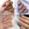 6 Sheets French Tip Nail Art Sticker for Nail Art 5D Luxury Lines French Nail Decals Self-Adhesive with Crystal Diamond Design Gold Silver Nail Stickers for Women Girls Acrylic Manicure Accessories