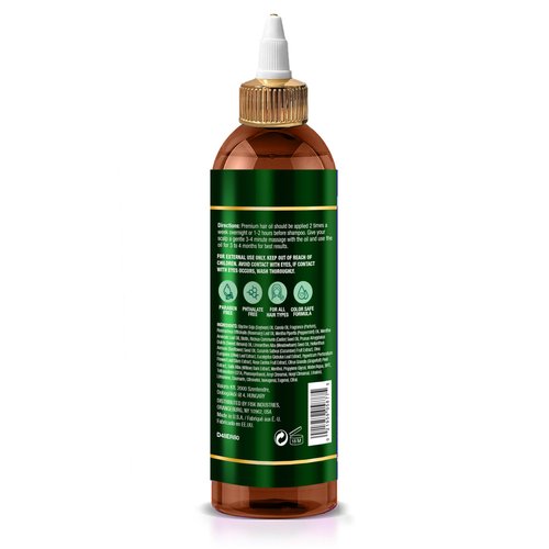Difeel Rosemary and Mint Premium Hair Oil with Biotin 8 oz. - Natural Oil for Hair Growth