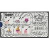 PUEEN Nail Art Stamping Plate - Visual Wonderland 01 - Theme Park Collection 125x65mm Unique Nailart Polish Stamping Manicure Image Plates Accessories Kit - BH000714