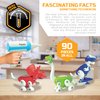DISCOVERY #MINDBLOWN Dinosaur Construction Set, 90-Piece Action Model Build Kit, Kid-Safe Electronic Tools & Screws, Create T-Rex Triceratops, Prehistoric Monster Learning STEM Toy For Paleontologists