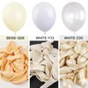 PartyWoo White Balloons, 85 pcs Matte White Balloons Different Sizes Pack of 18 Inch 12 Inch 10 Inch 5 Inch White Balloons for Balloon Garland or Balloon Arch as Birthday Party Decorations, White-Y13